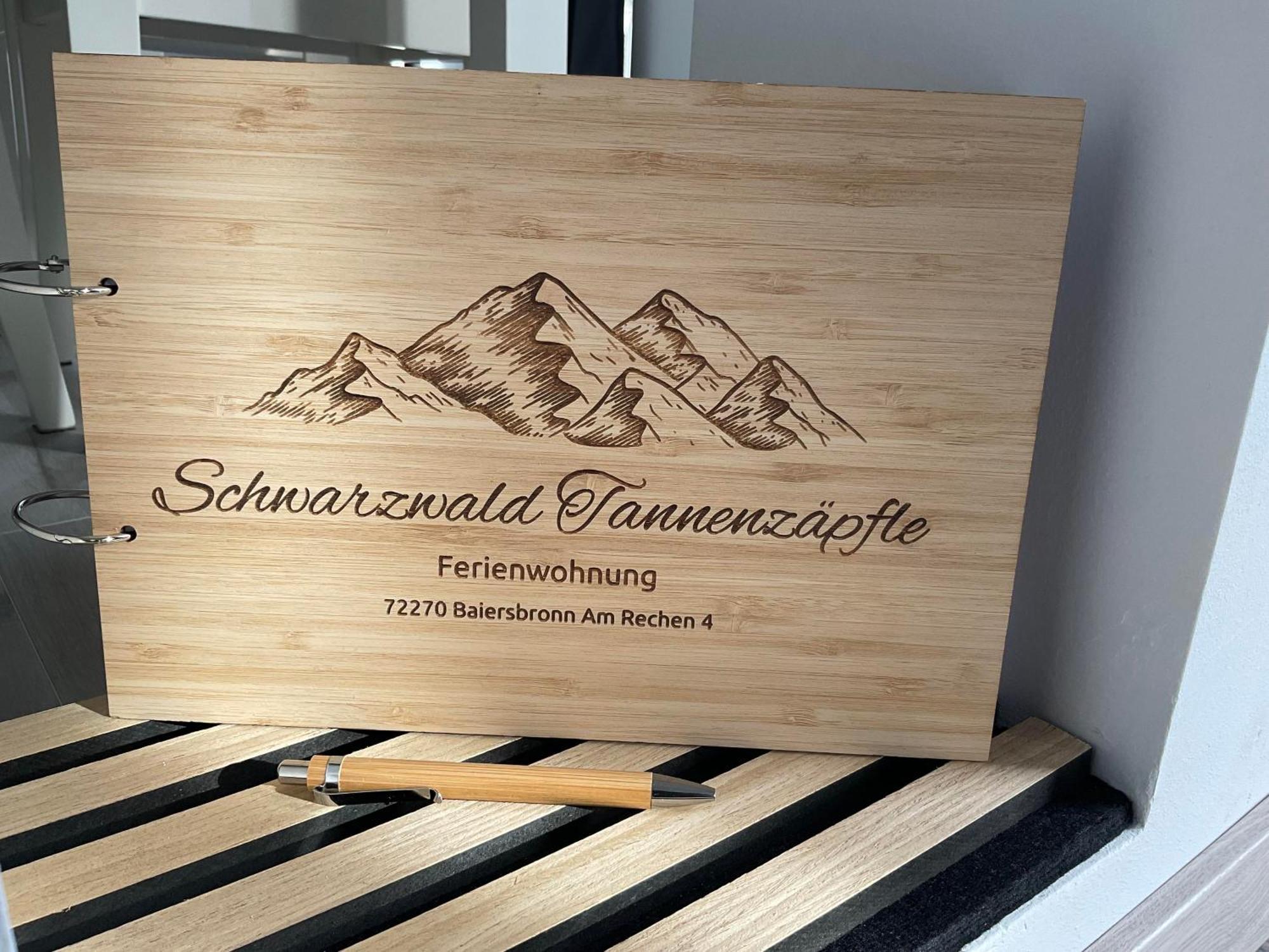 Ferienwohnung Schwarzwald Tannenzaepfle Baiersbronn Eksteriør bilde